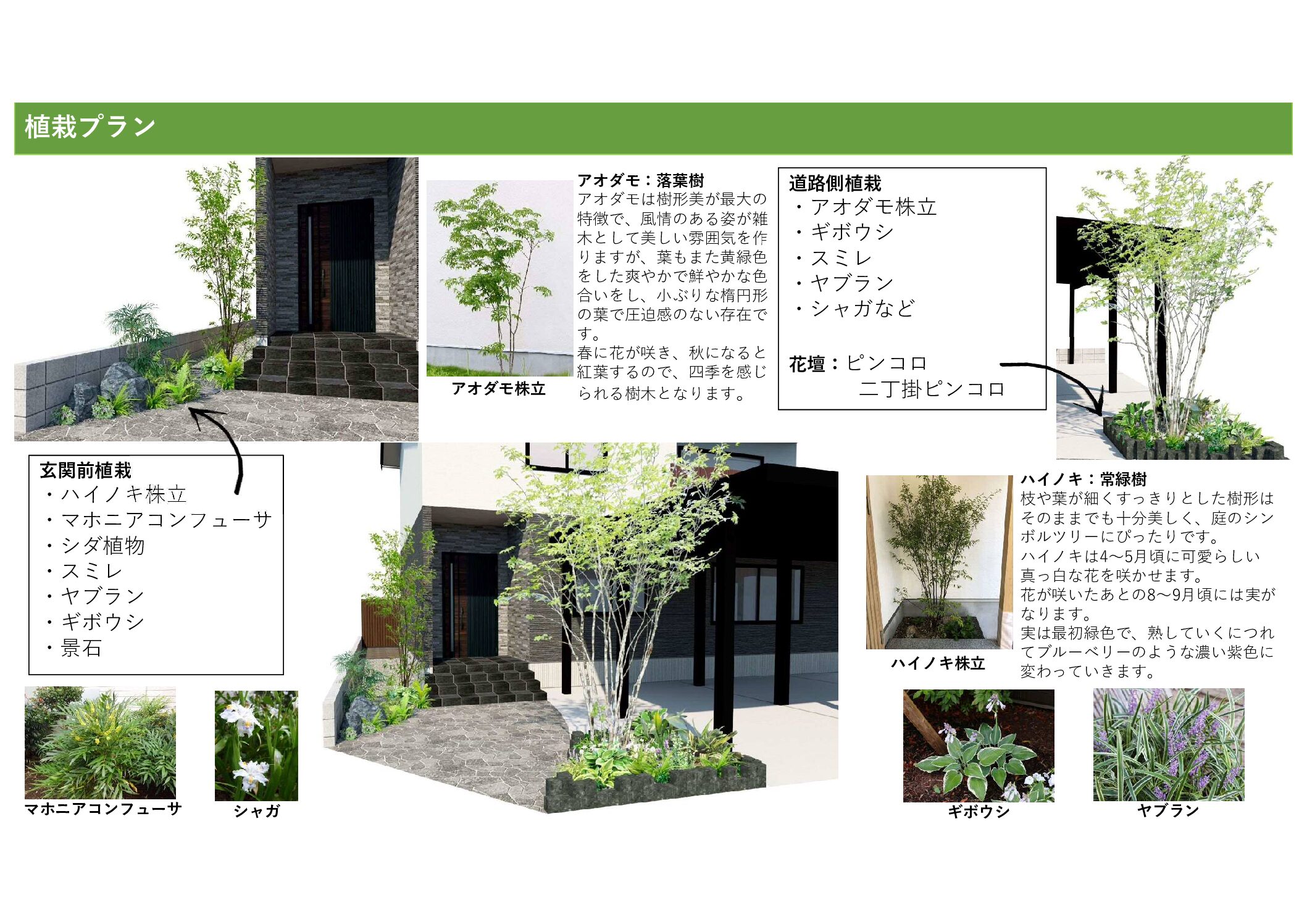 商品提案書（花壇、植栽）